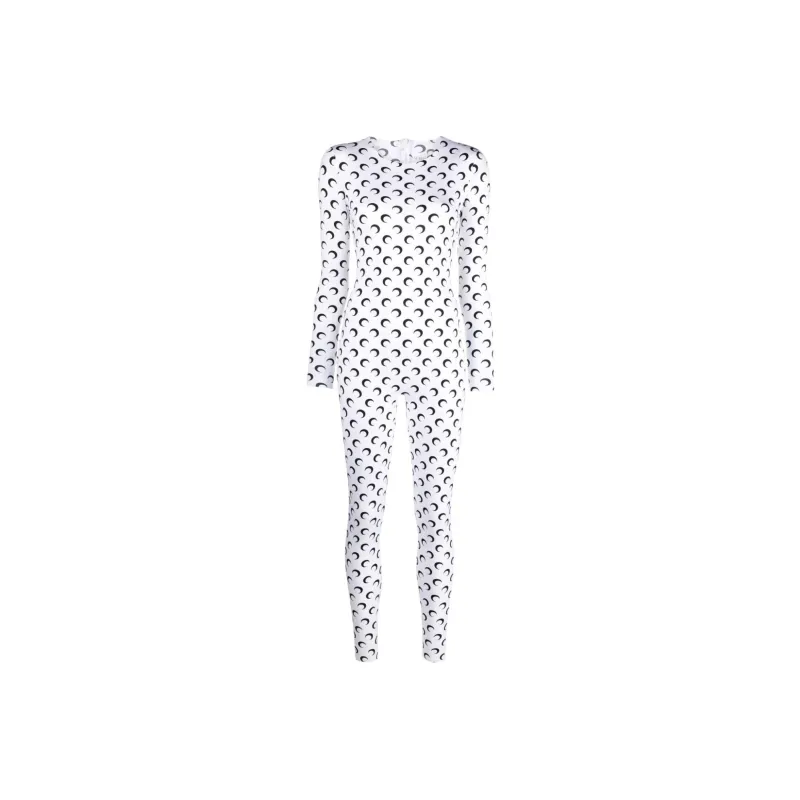 Marine Serre All Over Moon Jersey Catsuit-0