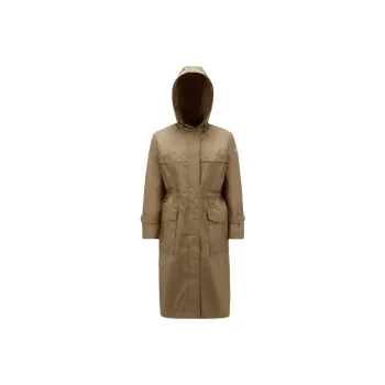 Moncler Hiengu Rain Coat Jackets & Coats Women's Khaki