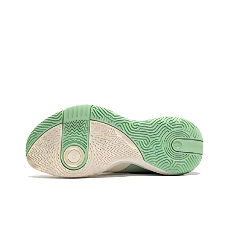 361° Abrasion Resistant Low Top Basketball Shoes Men's Green-3