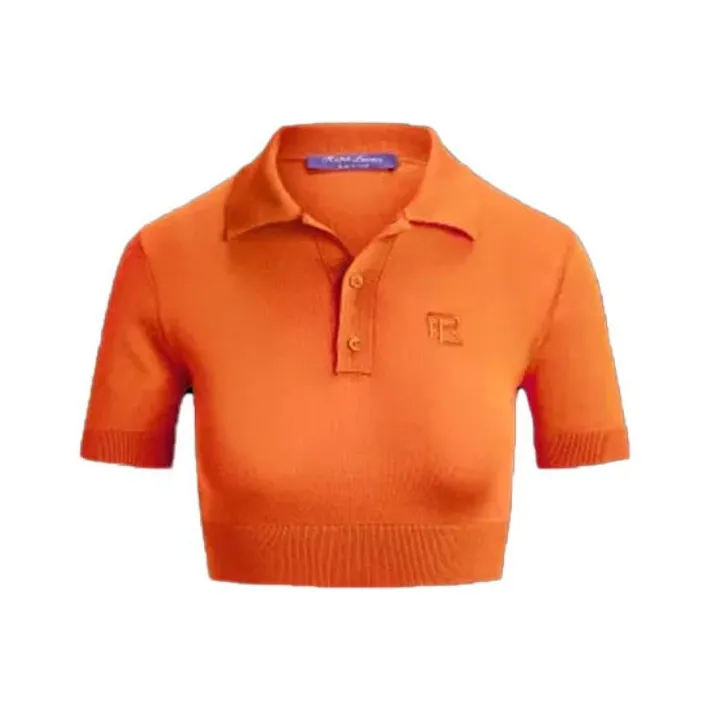 Ralph Lauren Collection SS23 Polo Shirt Women's Orange-0