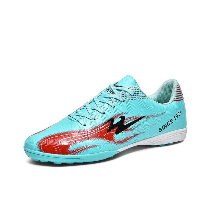 Binary TF Turf Cushioning Abrasion Resistant Lightweight Soccer Shoes Unisex Aqua-1