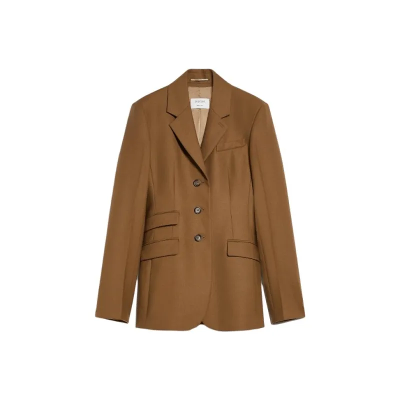 SportMa Opice Collection Slim Fit Tailored Blazer Jackets Coats Women's Umber-0
