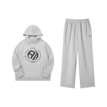 PEAK Sweatshirt Set Unisex Medium Gray