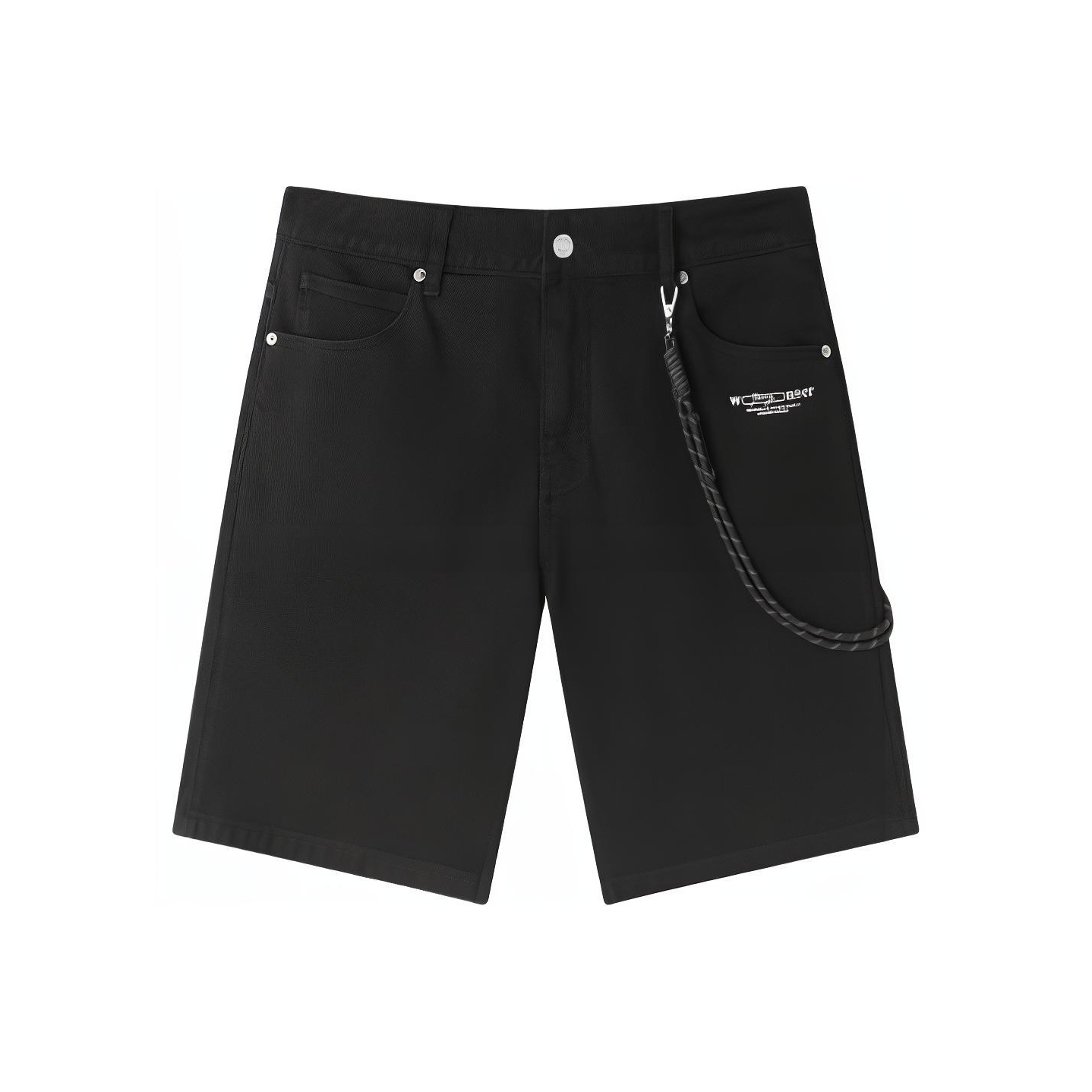Denim Slim Shorts - POIZON