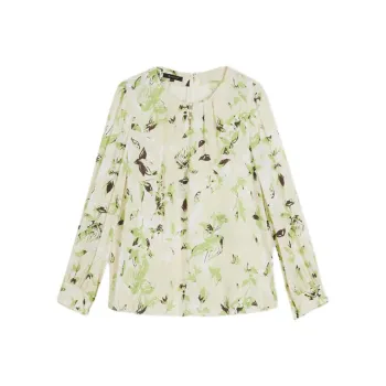 Yiner Shirt Women's Light Yellow Green