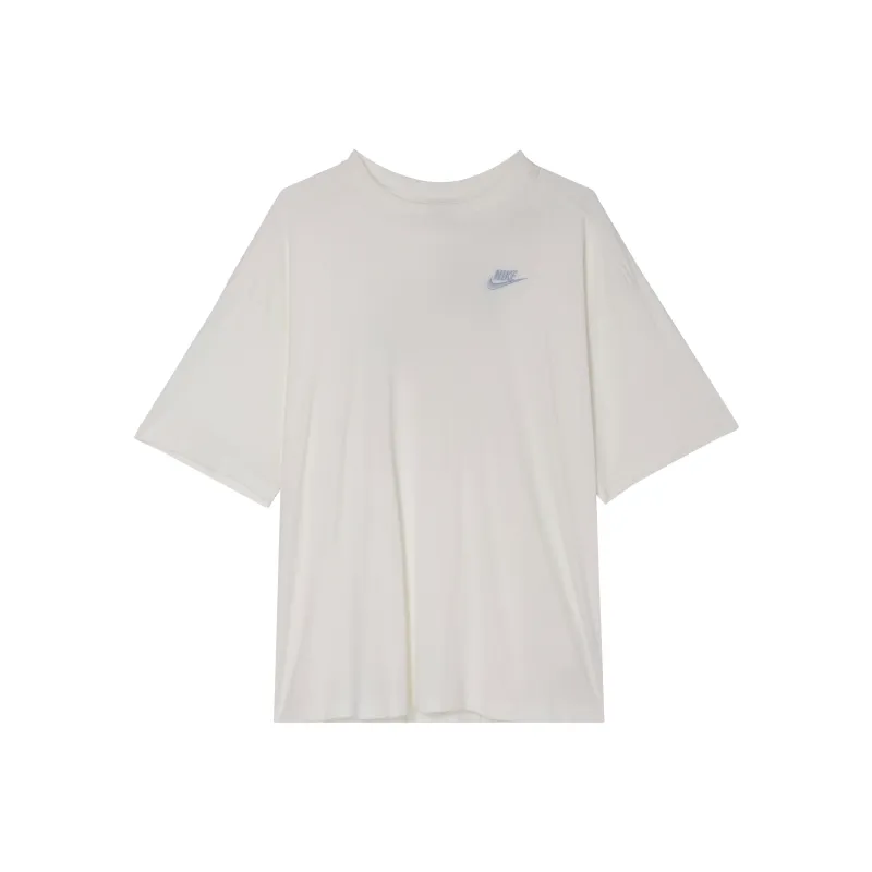 Nike Drop Shoulder Sleeve T Shirt Women's Sail White-0