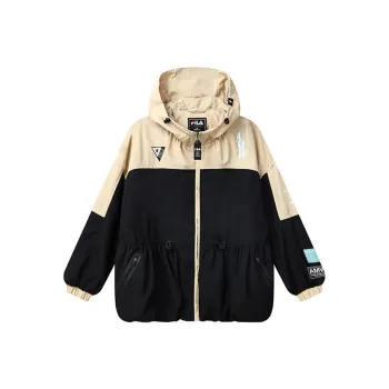 Mihara Yasuhiro X FILA MIHARA YASUHIRO Collaboration Collection Jackets Women's Jet Black & Wheat