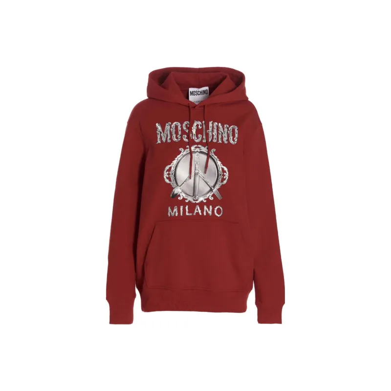 MOSCHINO Sweatshirts Women's Red-0