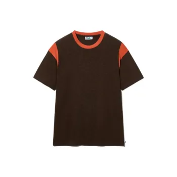 FILA T Shirts Unisex Brown
