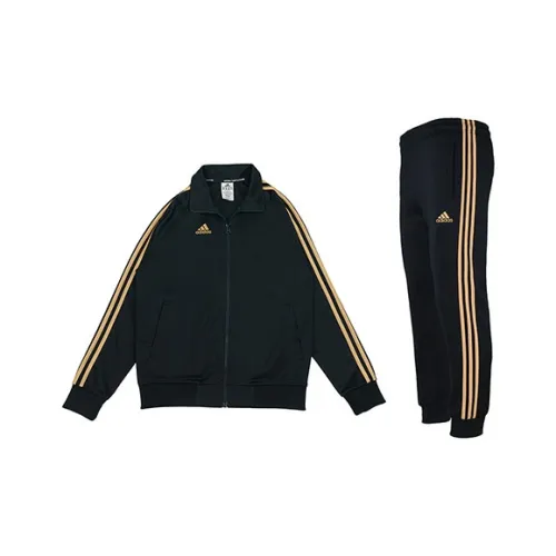 Adidas Casual Sportswear Unisex Black Gold