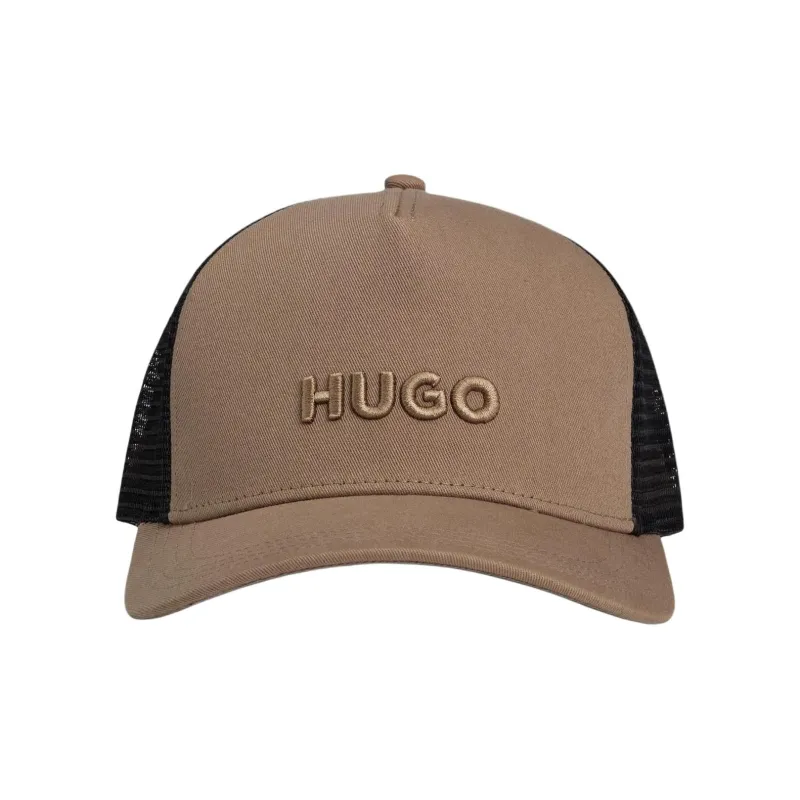 HUGO BOSS Cotton Baseball Caps Unisex Brown-1