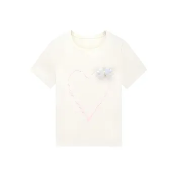 Susan Fang X Victoria's Secret SUSAN FANG Co branded Model T Shirts Women's White