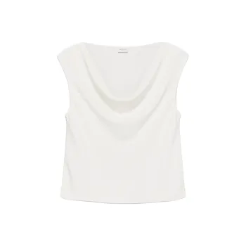 ARITZIA FW24 Babaton Cosmopolitan Blouse Shirt Women's Light Birch/Light Birch