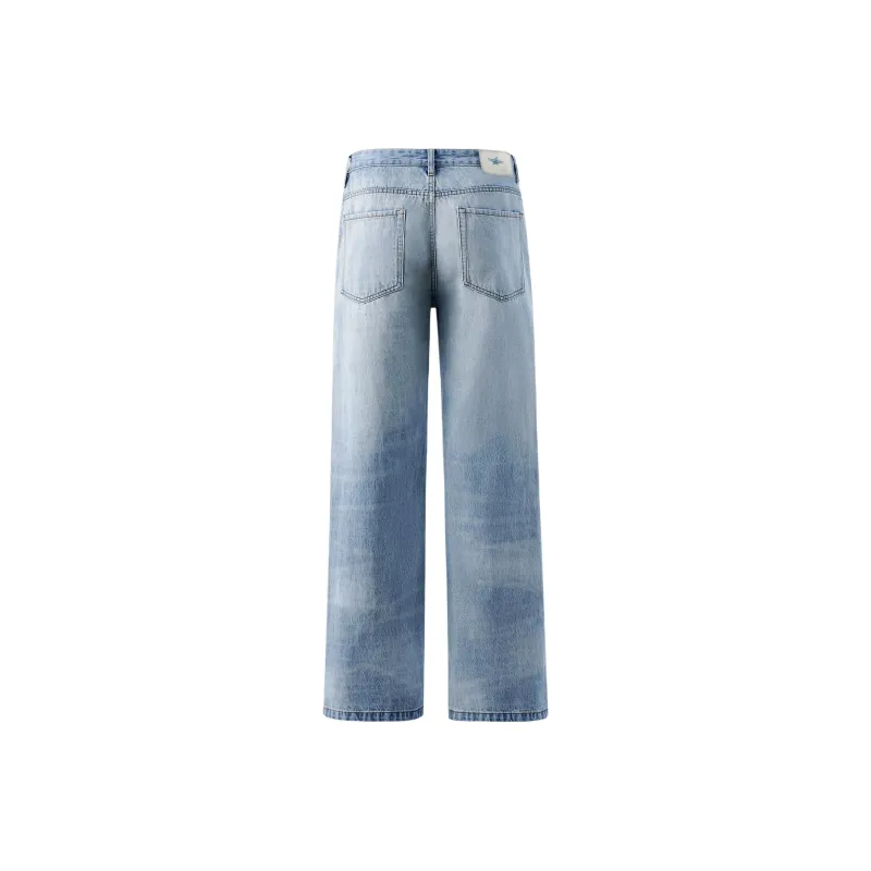 PENTAGONAL HEART Jeans Men's Light Blue-1