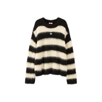 CHUU 24FW Knitwear Women's Black White Stripes