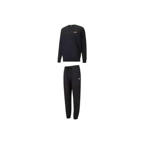 PUMA Sweatshirt Set Men's Black