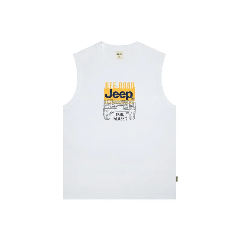 Jeep Pasture Horse Lifestyle Tank Top Unisex-0