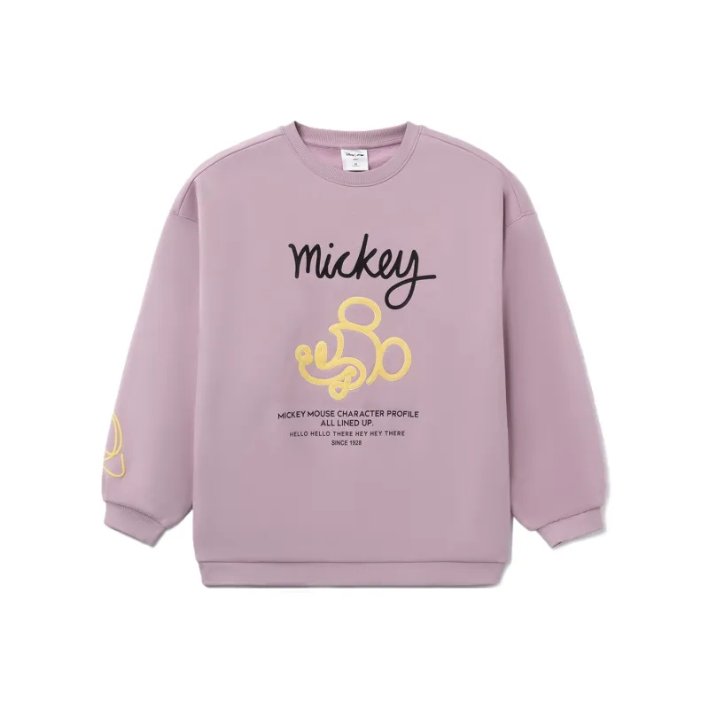 LINING Disney Sweatshirts Women's Icy Berry Purple-0