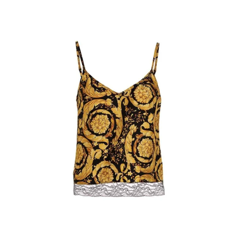 VERSACE Baroque Pattern Tank Top-0