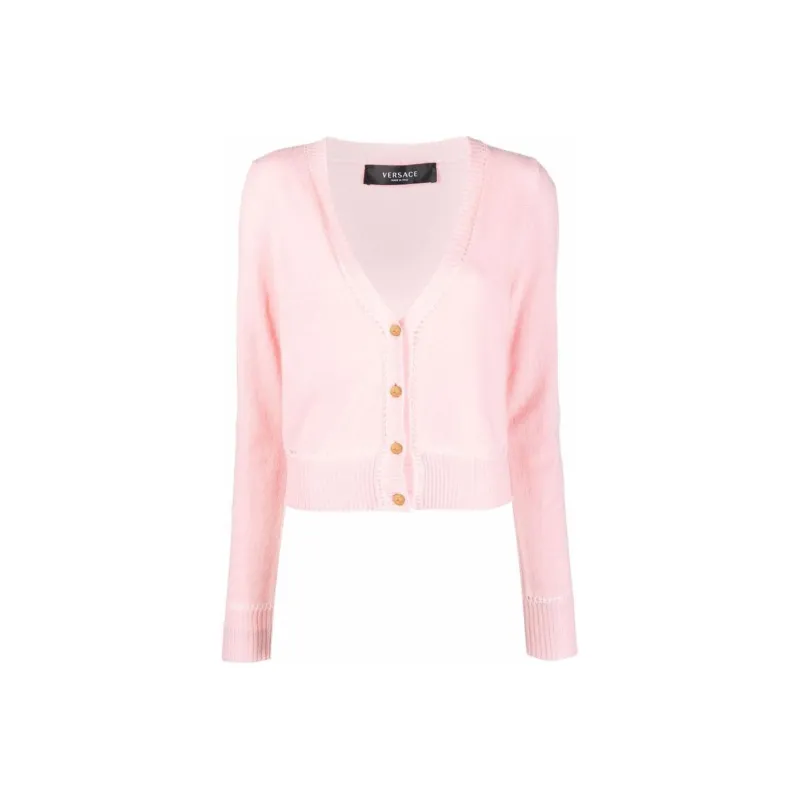 VERSACE Cashmere Sweaters Women's Pink-0