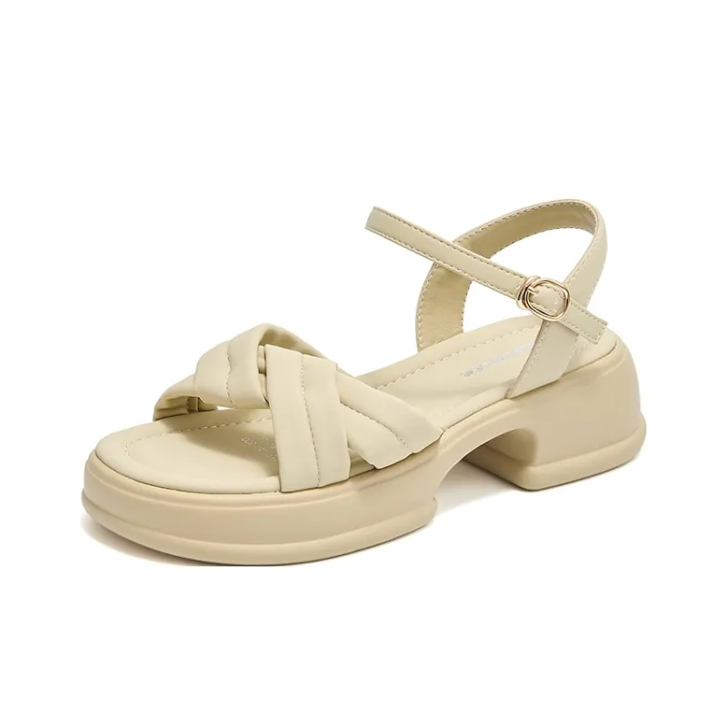 EXULL Q One Strap Sandals 5CM Women's-8