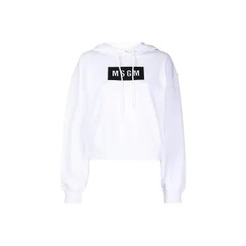 MSGM Box Logo Hoodie