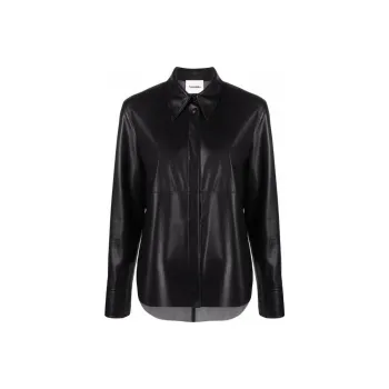 NANUSHKA Vegan leather Long sleeve Shirt