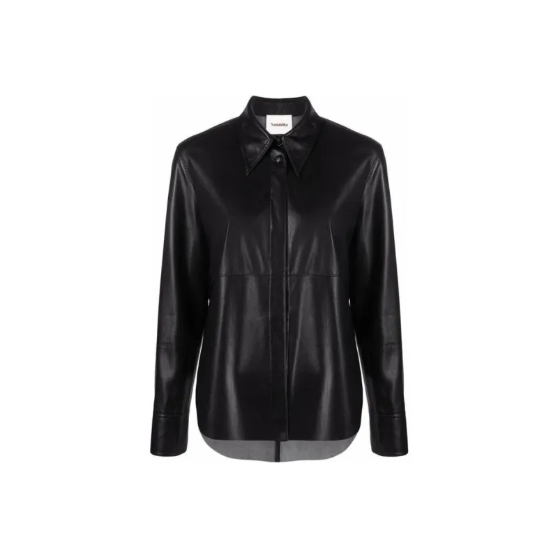 NANUSHKA Vegan leather Long sleeve Shirt-0