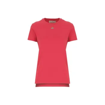 Vivienne Westwood Orb Logo Embroidered Crewneck T Shirt