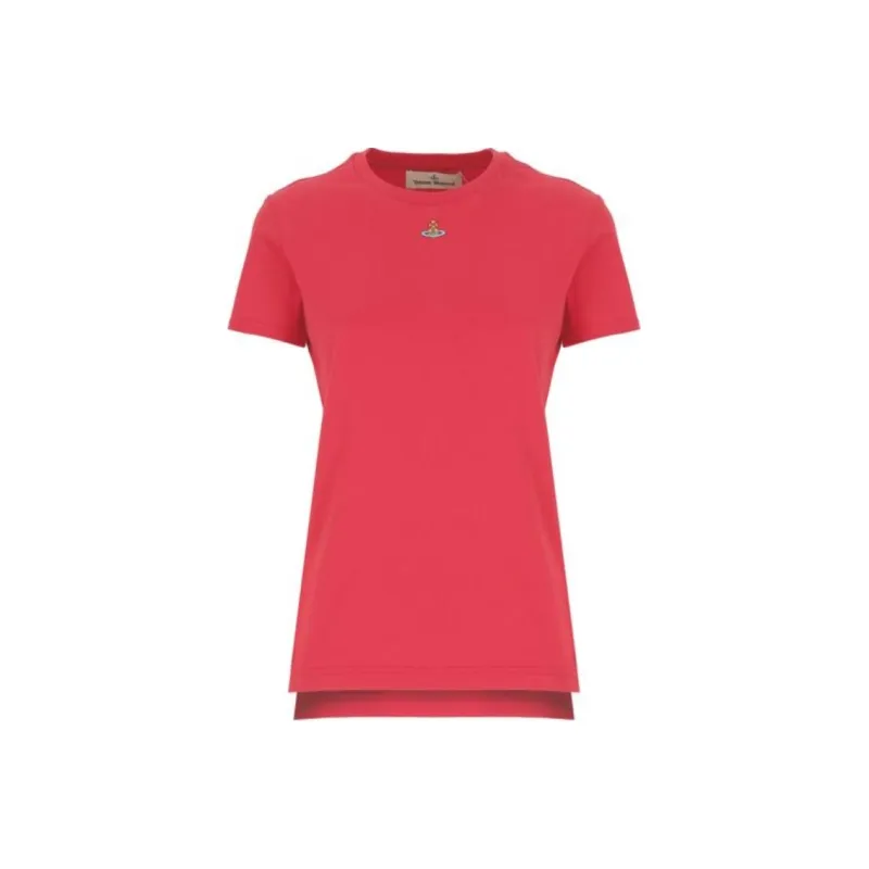 Vivienne Westwood Orb Logo Embroidered Crewneck T Shirt-0