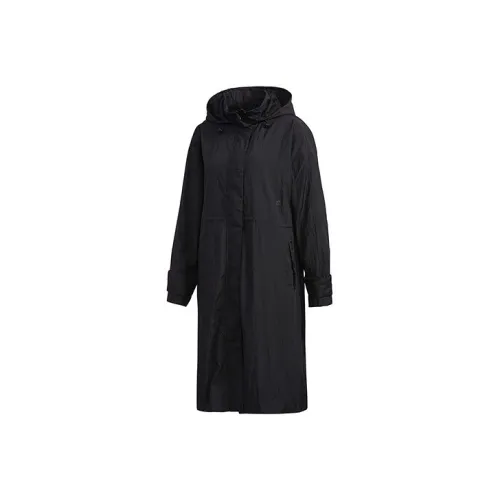 Adidas Women's Light Woven Long Jacket Black