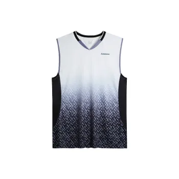 Kawasaki Badminton Jersey Men's Black Gray