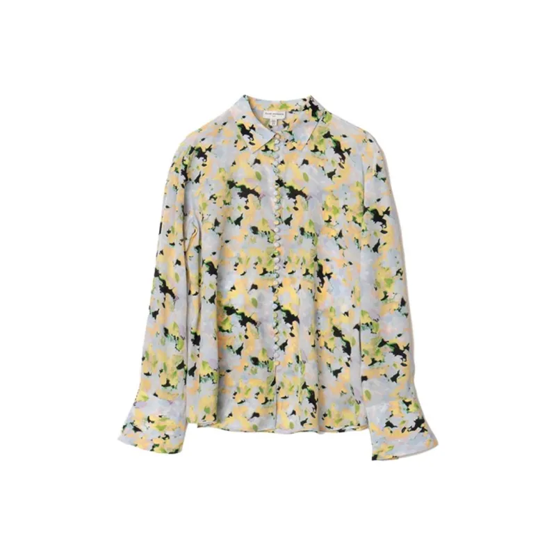 CLUB MONACO Shirt Women's Oil Painting Print-0