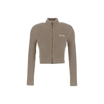 MIU MIU FW23 Knitwear Women's Camel Brown