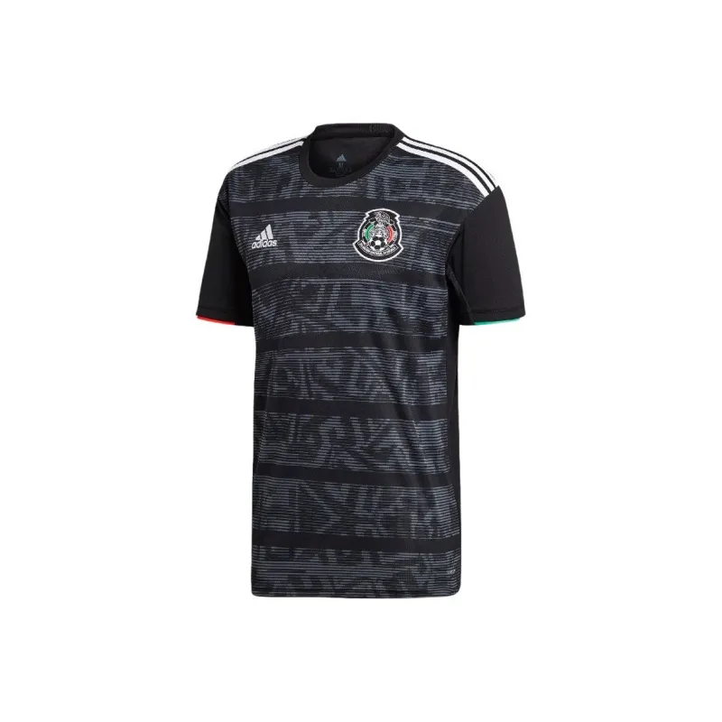 Adidas Mexico Soccer Jersey Men's Black-0