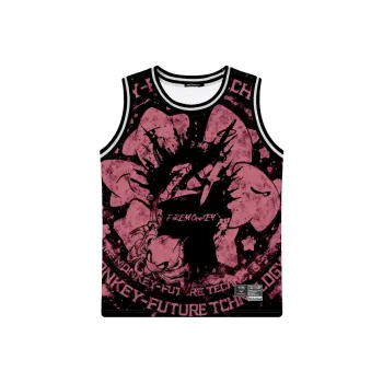 FireMonkey Basketball Jersey Unisex Gothic Pink