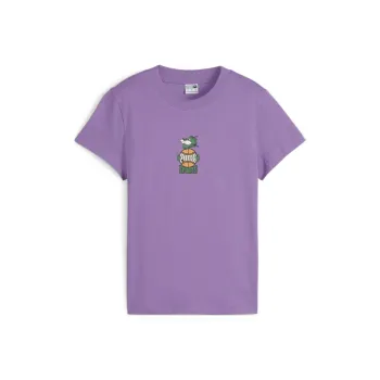 PUMA T Shirts Women's Purple