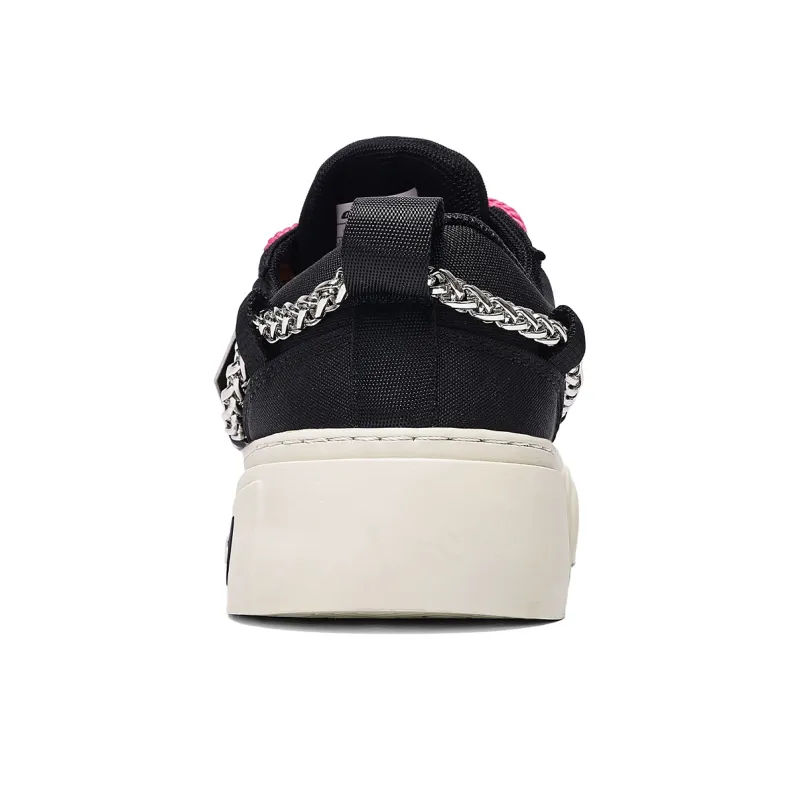 Q AND Coverage Slip Resistant Cushioning Abrasion Resistant Height Increasing Low Top Skateboard Shoes Unisex-19