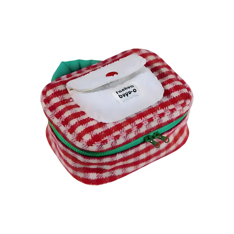 ALOENEY Polyester Storage Bag Women's Red-4