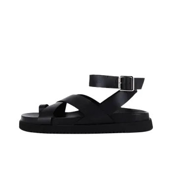 STEVE MADDEN MIRA One Strap Sandals Women's Black