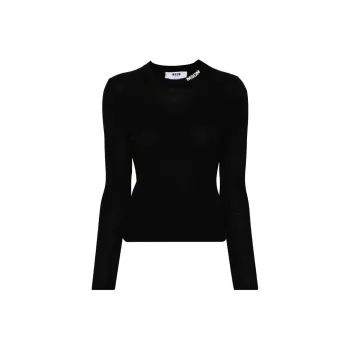 MSGM Stretch Ribbed Jumper