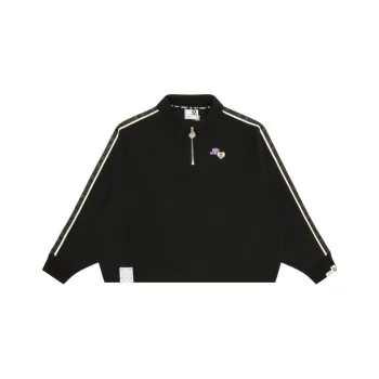 Aape Moonface Logo Half zip Sweatshirt