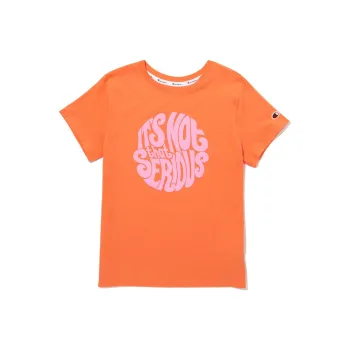 Champion SS24 Drop Shoulder Sleeve T-Shirt Women's Orange