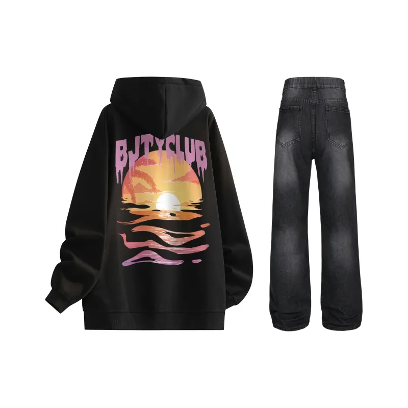 BJTY Sweatshirt Sets Unisex-0