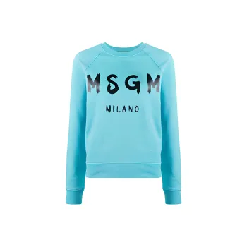 MSGM Sweatshirts Women's Lake Blue