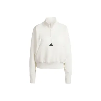 Adidas Z.N.E. SS24 True Healing Collection Quarter Zip Track Jacket Jackets Coats Women's Jade White