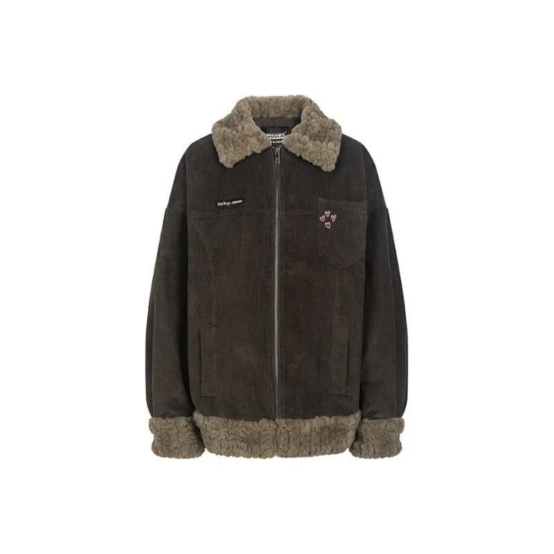 WooHa Jackets Women's Brown-0