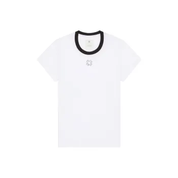 Givenchy 4G Crystal Embellished Crewneck T Shirt