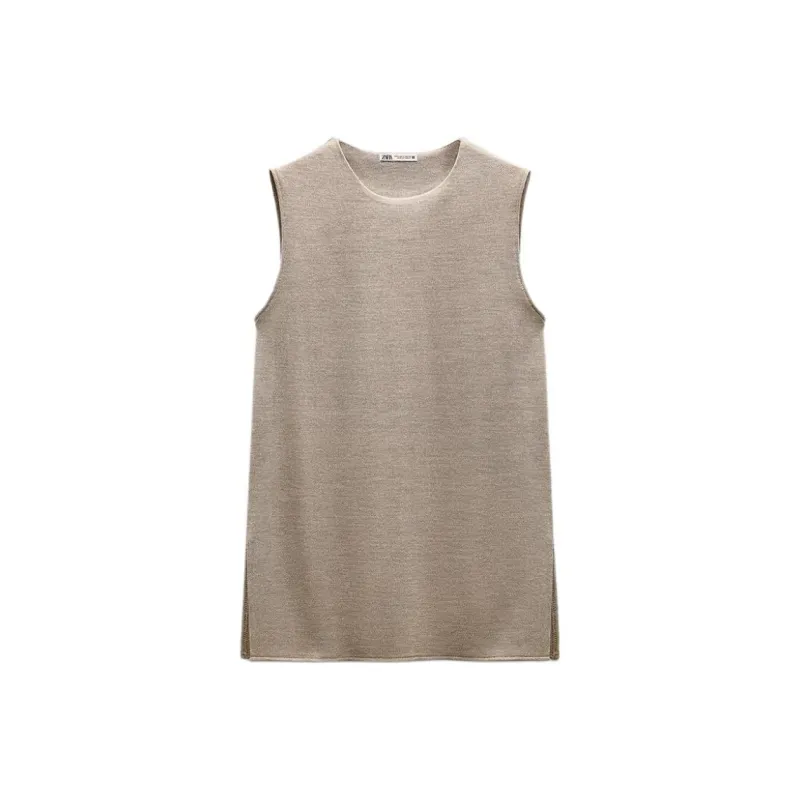 ZARA T Shirts Women's Brown-0