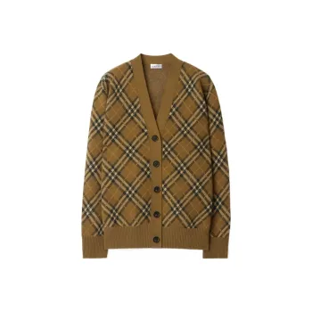 Burberry Wool Check Cardigan 'Shrew'